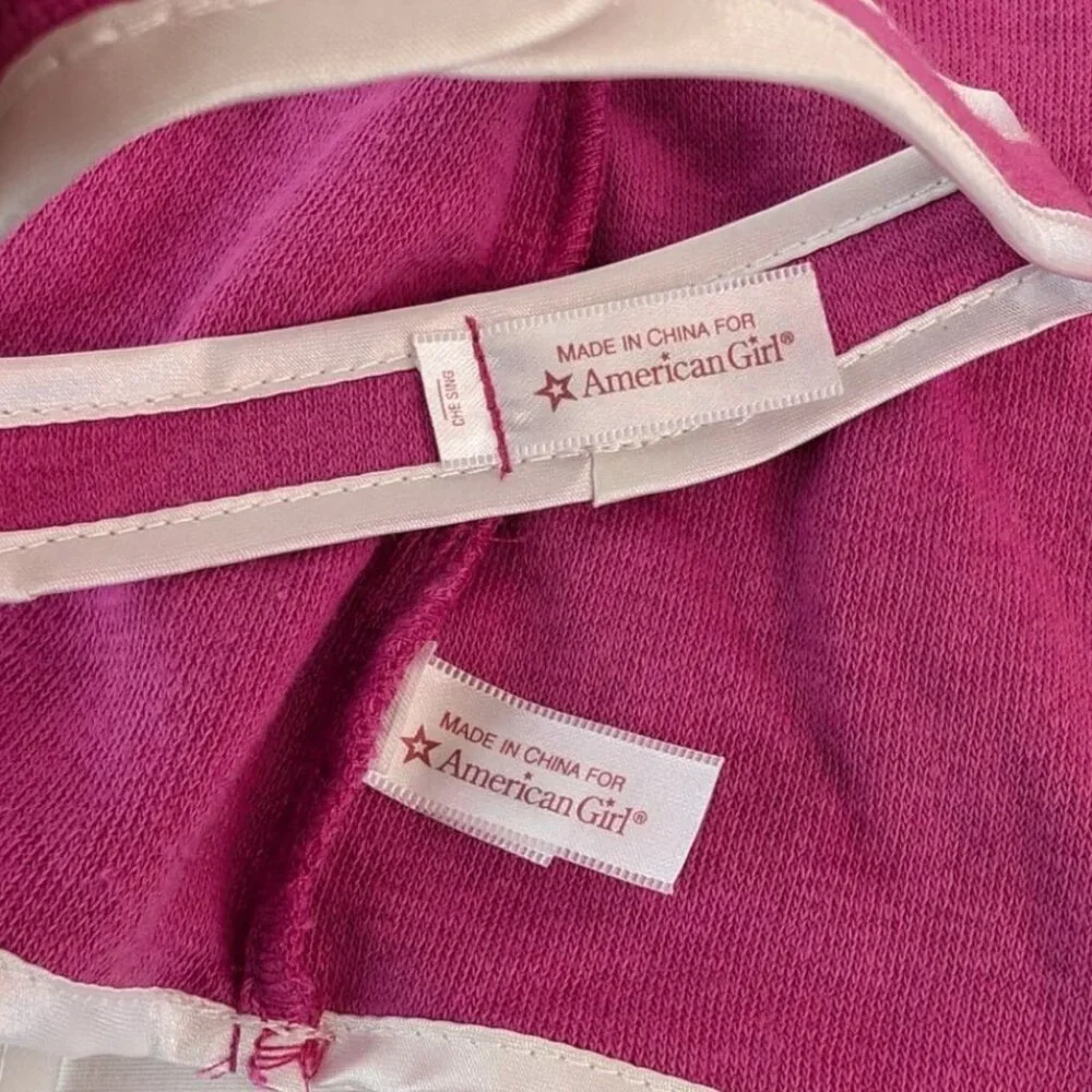 American Girl‎ Magenta Spa Salon Robe & Headband Doll Clothes